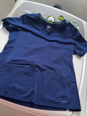 healing hands scrub top